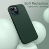 image:imageJETech Silicone Case for iPhone 15 Plus Black  Silky Soft Touch Shockproof Protection Scratch Resistant Microfiber LiningMidnight Green
