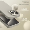 image:imageJETech Silicone Case for iPhone 15 Plus Black  Silky Soft Touch Shockproof Protection Scratch Resistant Microfiber LiningNatural Titanium