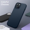 image:imageJETech Silicone Case for iPhone 15 Plus Black  Silky Soft Touch Shockproof Protection Scratch Resistant Microfiber LiningNavy