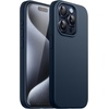 image:imageJETech Silicone Case for iPhone 15 Plus Black  Silky Soft Touch Shockproof Protection Scratch Resistant Microfiber LiningNavy