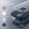 image:imageJETech Silicone Case for iPhone 15 Plus Black  Silky Soft Touch Shockproof Protection Scratch Resistant Microfiber LiningNavy