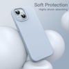 image:imageJETech Silicone Case for iPhone 15 Plus Black  Silky Soft Touch Shockproof Protection Scratch Resistant Microfiber LiningSky Blue