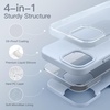 image:imageJETech Silicone Case for iPhone 15 Plus Black  Silky Soft Touch Shockproof Protection Scratch Resistant Microfiber LiningSky Blue