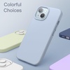 image:imageJETech Silicone Case for iPhone 15 Plus Black  Silky Soft Touch Shockproof Protection Scratch Resistant Microfiber LiningSky Blue