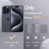 image:imageJETech Silicone Case for iPhone 15 Plus Black  Silky Soft Touch Shockproof Protection Scratch Resistant Microfiber LiningStorm Blue