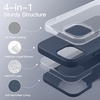 image:imageJETech Silicone Case for iPhone 15 Plus Black  Silky Soft Touch Shockproof Protection Scratch Resistant Microfiber LiningStorm Blue
