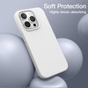 image:imageJETech Silicone Case for iPhone 15 Plus Black  Silky Soft Touch Shockproof Protection Scratch Resistant Microfiber LiningWhite