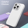 image:imageJETech Silicone Case for iPhone 15 Plus Black  Silky Soft Touch Shockproof Protection Scratch Resistant Microfiber LiningWhite