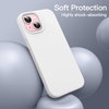 image:imageJETech Silicone Case for iPhone 15 Plus Black  Silky Soft Touch Shockproof Protection Scratch Resistant Microfiber LiningWhite