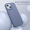 image:imageJETech Silicone Case for iPhone 15 Plus Black  Silky Soft Touch Shockproof Protection Scratch Resistant Microfiber LiningWinter Blue