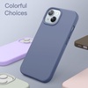 image:imageJETech Silicone Case for iPhone 15 Plus Black  Silky Soft Touch Shockproof Protection Scratch Resistant Microfiber LiningWinter Blue