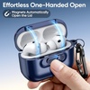 image:imageJETech SlideLock Magnetic Case for AirPods Pro 3 Black  Cover Compatible with MagSafe Keychain Included Powerful Drop Protection Front LED VisibleBlue