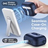 image:imageJETech SlideLock Magnetic Case for AirPods Pro 3 Black  Cover Compatible with MagSafe Keychain Included Powerful Drop Protection Front LED VisibleBlue