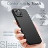 image:imageJETech Slim Case for iPhone 15 Plus Black  Camera Lens Protection UltraThin Matte Finish Lightweight Minimalist DesignBlack