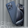 image:imageJETech Slim Case for iPhone 15 Plus Black  Camera Lens Protection UltraThin Matte Finish Lightweight Minimalist DesignBlue Titanium
