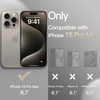 image:imageJETech Slim Case for iPhone 15 Plus Black  Camera Lens Protection UltraThin Matte Finish Lightweight Minimalist DesignNatural Titanium