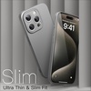 image:imageJETech Slim Case for iPhone 15 Plus Black  Camera Lens Protection UltraThin Matte Finish Lightweight Minimalist DesignNatural Titanium