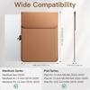 image:imageJETech Slim Laptop Sleeve for 13Inch Devices Black  For MacBook Neo A18 Pro MacBook Air 13 M5M2 20262022 MacBook Pro 13 M1M2 20222016 PU Leather MaterialBrown