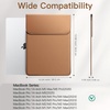 image:imageJETech Slim Laptop Sleeve for 13Inch Devices Black  For MacBook Neo A18 Pro MacBook Air 13 M5M2 20262022 MacBook Pro 13 M1M2 20222016 PU Leather MaterialBrown