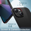 image:imageJETech Ultra Slim Case for iPhone 13 Black  Camera Lens Protection Lightweight Matte Finish Minimalist Hard PP Material Cover Supports Wireless ChargingBlack