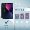 image:imageJETech Ultra Slim Case for iPhone 13 Black  Camera Lens Protection Lightweight Matte Finish Minimalist Hard PP Material Cover Supports Wireless ChargingBlack