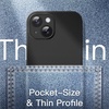 image:imageJETech Ultra Slim Case for iPhone 13 Black  Camera Lens Protection Lightweight Matte Finish Minimalist Hard PP Material Cover Supports Wireless ChargingBlack