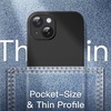 image:imageJETech Ultra Slim Case for iPhone 14 Black  Camera Lens Protection Lightweight Matte Finish Minimalist Hard PP Material Cover Supports Wireless ChargingBlack