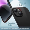image:imageJETech Ultra Slim Case for iPhone 14 Black  Camera Lens Protection Lightweight Matte Finish Minimalist Hard PP Material Cover Supports Wireless ChargingBlack
