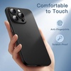 image:imageJETech Ultra Slim Case for iPhone 14 Pro Max Black  Camera Lens Protection Lightweight Matte Finish Minimalist Hard PP Material Cover Supports Wireless ChargingBlack