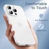 image:imageJETech Ultra Slim Case for iPhone 14 Pro Max Black  Camera Lens Protection Lightweight Matte Finish Minimalist Hard PP Material Cover Supports Wireless ChargingFrosted Clear