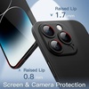 image:imageJETech Ultra Slim Case for iPhone 14 Pro Max Black  Camera Lens Protection Lightweight Matte Finish Minimalist Hard PP Material Cover Supports Wireless ChargingBlack