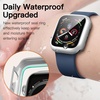 image:imageJETech Waterproof Case for Apple Watch Series 1110 46mm Black  with Screen Protector Builtin Tempered Glass Film Hard PC Protection High Touch SensitivitySilver