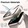 image:imageJETech Waterproof Case for Apple Watch Series 1110 46mm Black  with Screen Protector Builtin Tempered Glass Film Hard PC Protection High Touch SensitivityStarlight