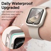 image:imageJETech Waterproof Case for Apple Watch Series 1110 46mm Black  with Screen Protector Builtin Tempered Glass Film Hard PC Protection High Touch SensitivityStarlight