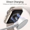 image:imageJETech Waterproof Case for Apple Watch Series 1110 46mm Black  with Screen Protector Builtin Tempered Glass Film Hard PC Protection High Touch SensitivityStarlight