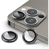 image:imageJETech Camera Lens Protector for iPhone 13 Pro Max13 Pro Graphite 1 Set  9H Tempered Glass Metal Individual Ring Cover HD ClearGraphite