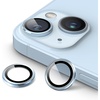 image:imageJETech Camera Lens Protector for iPhone 1414 Plus Midnight 1 Set  9H Tempered Glass Metal Individual Ring Cover HD ClearBlue