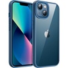 image:imageJETech Case for iPhone 13 Pink  Solid Color Matte TPU Frame Scratch Resistant Clear Back Phone CoverBlue