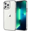 image:imageJETech Case for iPhone 13 Pro AntiYellowing Clear  Shockproof Protection Scratch Resistant Hard PC Back Durable Transparent TPU BumperClear