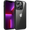 image:imageJETech Case for iPhone 13 Pro Max Sierra Blue  Solid Color Matte TPU Frame Scratch Resistant Clear Back Phone CoverBlack