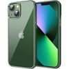 image:imageJETech Case for iPhone 13 mini AntiYellowing Clear  Shockproof Protection Scratch Resistant Hard PC Back Durable Transparent TPU BumperAlpine Green