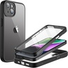 image:imageJETech Case for iPhone 14 360 Protection Black  Builtin Screen Protector AntiScratch 360 Degree Full Body RuggedBlack
