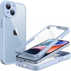 image:imageJETech Case for iPhone 14 360 Protection Black  Builtin Screen Protector AntiScratch 360 Degree Full Body RuggedLight Blue