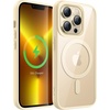image:imageJETech Magnetic Case for iPhone 13 Pro Sierra Blue  Compatible with MagSafe Solid Color Matte TPU Frame Clear Back Shockproof BumperBeige