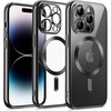 image:imageJETech Magnetic Case for iPhone 14 Pro Gold  Compatible with MagSafe Camera Lens Protection Electroplated TPU Frame Shockproof ProtectionBlack
