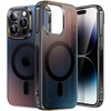 image:imageJETech Magnetic Case for iPhone 14 Pro Max Iridescent  Compatible with MagSafe Colorful Translucent Cover Cute Unique and Aesthetic DesignIridescent Black