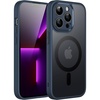 image:imageJETech Magnetic Matte Case for iPhone 13 Black  Compatible with MagSafe Translucent Matte Back Slim Shockproof ProtectionNavy