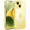 image:imageJETech Magnetic Matte Case for iPhone 14 Plus Black  Compatible with MagSafe Translucent Matte Back Slim Shockproof ProtectionYellow