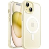 image:imageJETech Magnetic Matte Case for iPhone 15 Plus Black  Compatible with MagSafe Translucent Matte Back Slim Shockproof ProtectionYellow