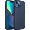 image:imageJETech Silicone Case for iPhone 13 Black  Silky Soft Touch Shockproof Protection Scratch Resistant Microfiber LiningNavy